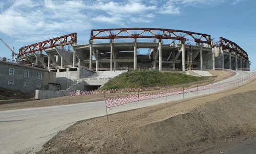 Стадион «Зенит-Арена» завершен на 60%